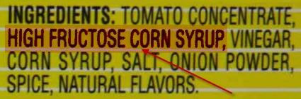 Ketchup Ingredients